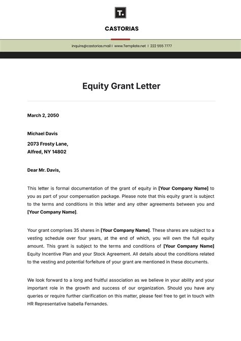 Letter Of Inquiry Grant Exle - Infoupdate.org