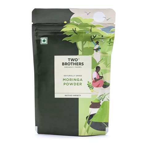 Buy Two Brothers Organic Farms Moringa Powder Online – Bodhishop.in