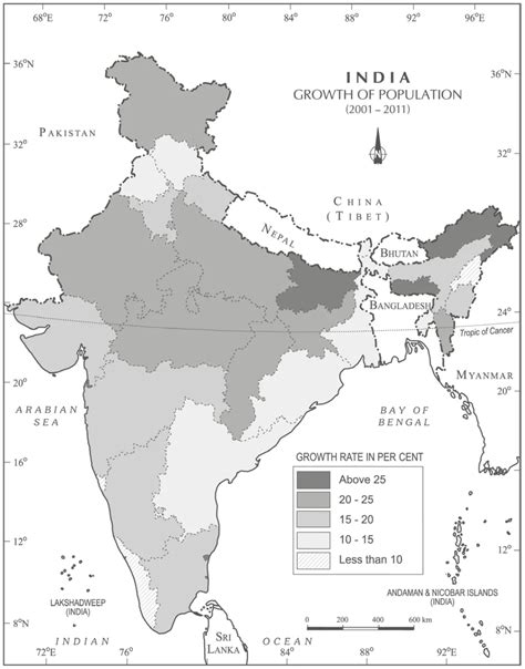 India's Population Growth: Historical Phases And Contemporary Trends - PWOnlyIAS - phases of population growth in india
