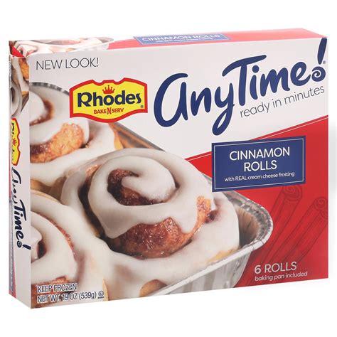 Rhodes Bake & Serve Cinnamon Rolls & Cream Cheese Frosting - Shop ...