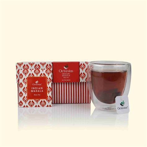 Buy Octavius Indian Masala Black Tea Bags Online at Best Price in India