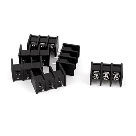 Alcoa Prime300V 25A 3 Position Screw Terminal Barrier Blocks 8mm Pitch ...