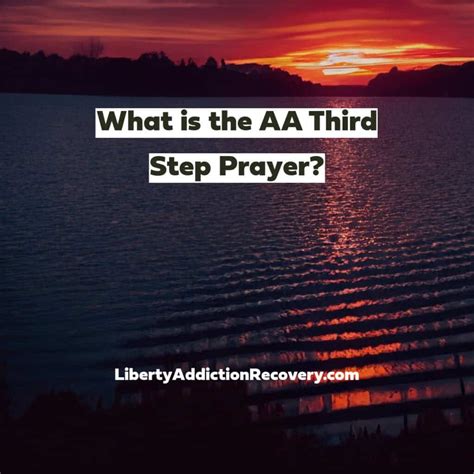 Third Step Prayer Aa