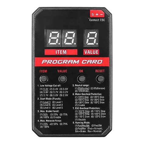 Over Sky ESC Program Card 的图像结果