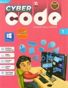 Cyber Code Gen. 1.1 For Class - 1 (Computer Science Textbook): Buy ...