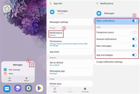 Image result for Text Message Notification Settings