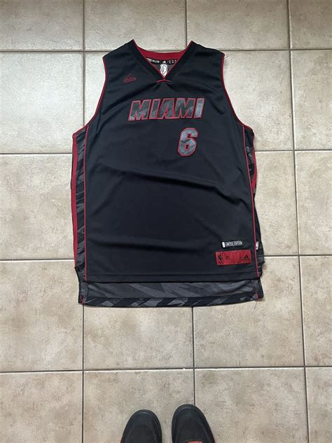 Adidas Limited edition LeBron James Miami jersey | Grailed