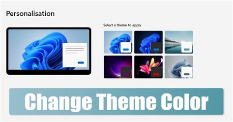 How to Change Theme Color Scheme in Windows 11