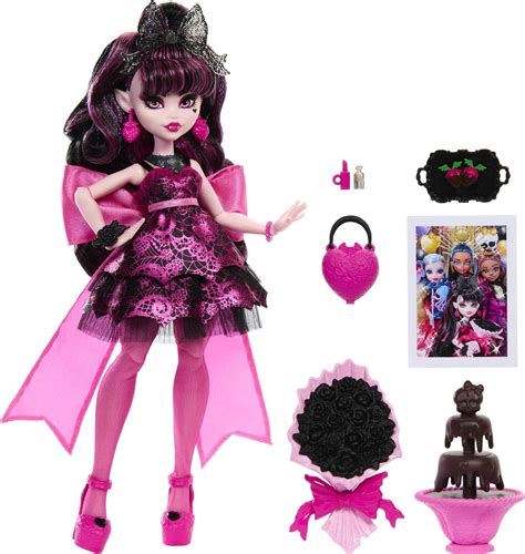 Monster High Chic Draculaura Doll with Monster Ball Party Dress and ...