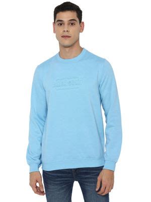 Buy Allen Solly Blue Sweatshirt Online