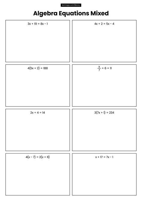 Image result for Algebra Equations