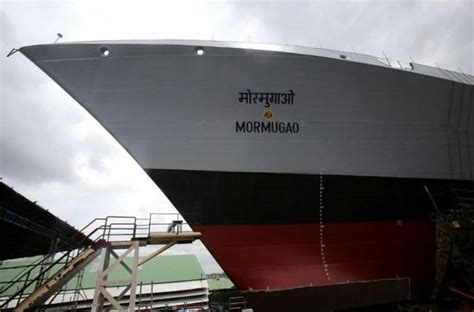 Indian Navy launches most advanced stealth destroyer Mormugao - IBTimes ...