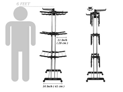 DRY LINE Cloth Drying Stand - Efficient and Durable