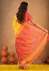 Sutisancha Woven Heritage Handloom Cotton Saree