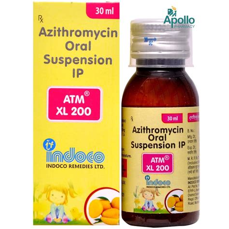 ATM XL 200 mg Suspension 30 ml Price, Uses, Side Effects, Composition ...