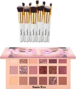 SMIETRZ makeup brushes+ nude eyeshadow platee 18 g - Price in India ...