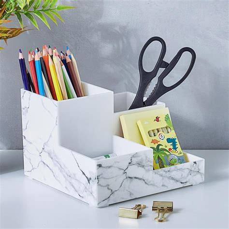 Buy Orion Polystyrene 4-Compartment Desk Organizer from Home Centre at ...