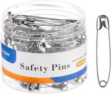 Amazon.com: Soophen Extra Large Safety Pins Size 4 (Set of 100) (2-1/5")