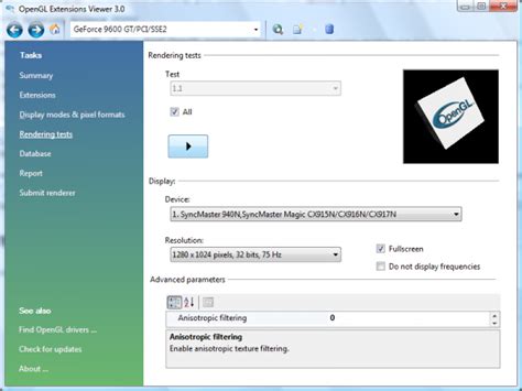 Image result for OpenGL Test