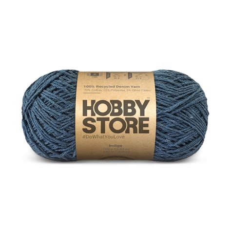 Recycled Denim Yarn by Hobby Store - Indigo 8030 – Magic Needles