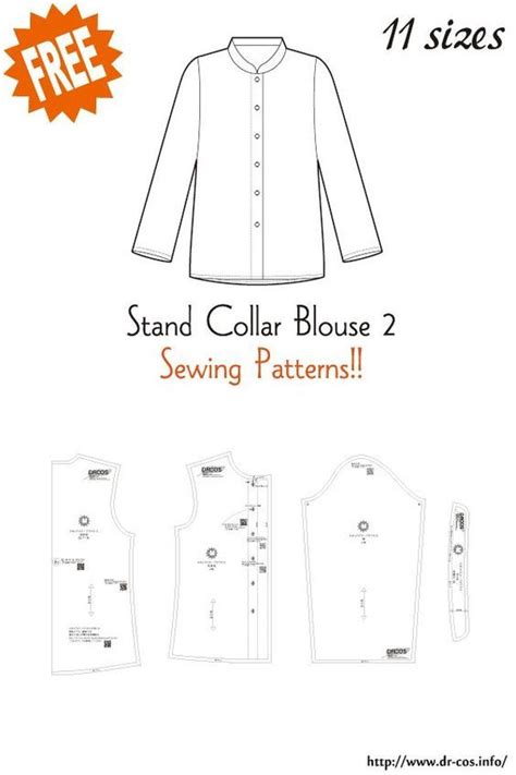 Shawl collar blouse 2 Sewing Patterns | DRCOS Patterns & How To Make ...