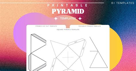 Image result for Pyramid Template Printable