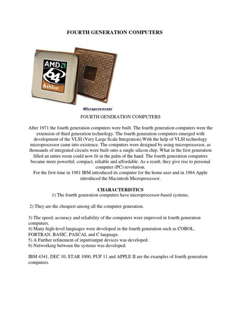 Image result for Four Generation Computer