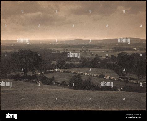 View of Reeve’s Hill , Hills, Trees. Wayland Free Public Library Cage ...