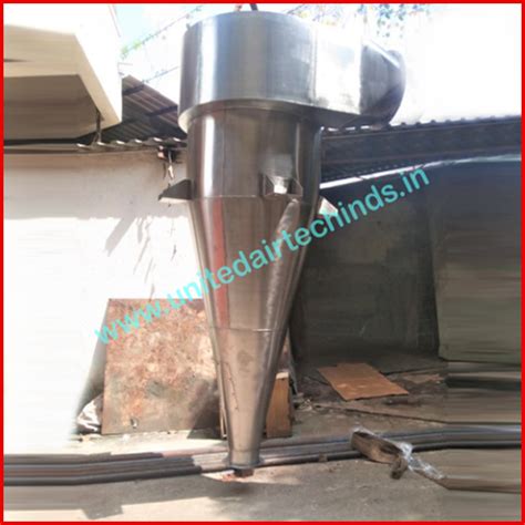 cyclone separator, single cone cyclone separator with ducting, compact ...