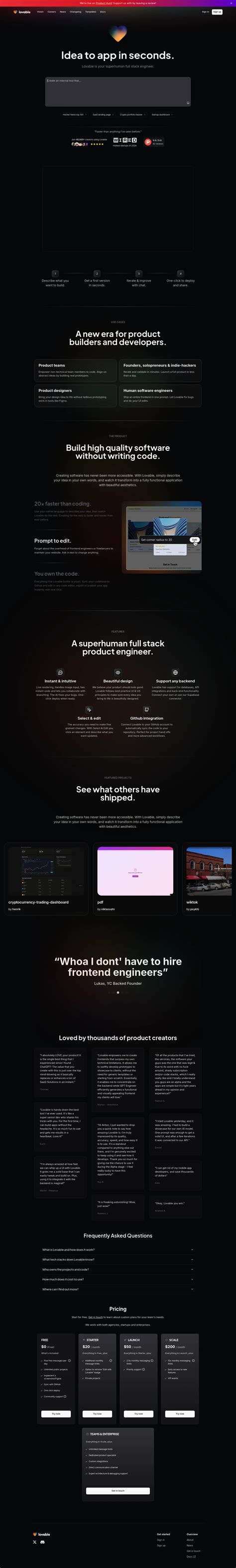 Lovable Dev Sample App Building 的图像结果
