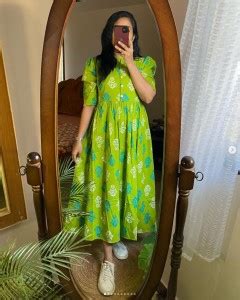 ASHRU Women Printed Flared Kurta - Buy ASHRU Women Printed Flared Kurta ...