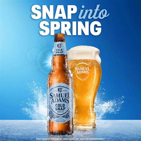 Samuel Adams Cold Snap White Ale Seasonal Beer, 6 pk Bottles - Shop ...