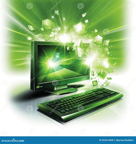 Image result for Computer with a Line of Lights Out