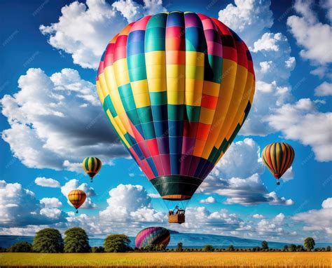 Hot Air Balloons In The Sky