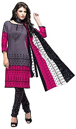 Buy Creative Design Studio Women's Cotton Unstitched Dress Material ...