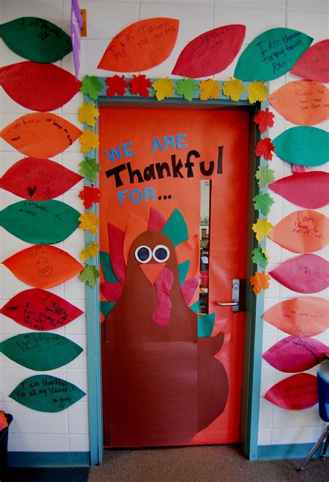 Thanksgiving Ideas For Classroom Door at James Sterling blog