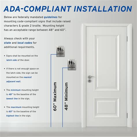 Buy Gender Neutral Restroom Sign by GDS - ADA Compliant, Wheelchair ...