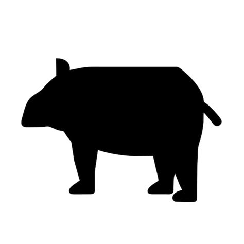 Pictograma de tapir | vetor Premium gerado com IA
