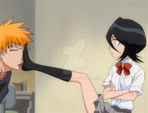 BLEACH Foot Worship #2: Rukia x Ichigo by arphaxadcy on DeviantArt