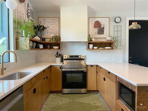 Mid Century Modern Kitchen White