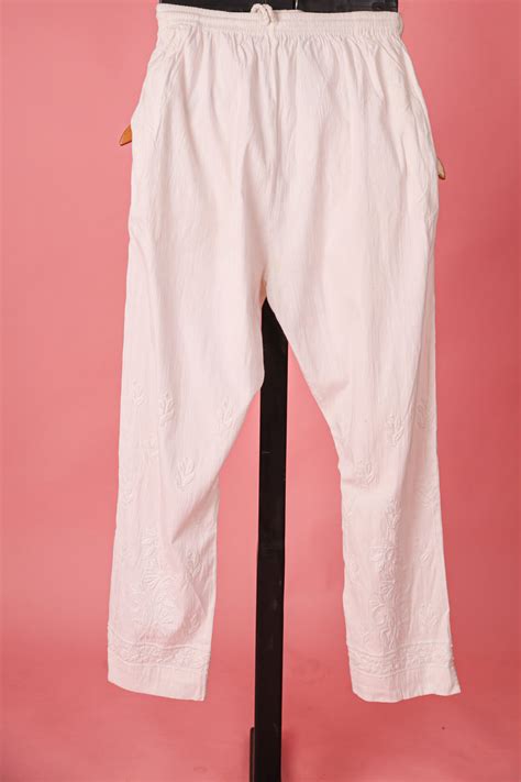 Supreet Cotton Lycra Chikankari Bottom – Noorkari