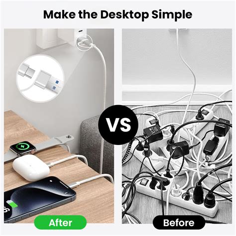 AUDIOCULAR Multi-Fast Charging Cable - 3-in-2 Design | 3 Ports, 100W ...