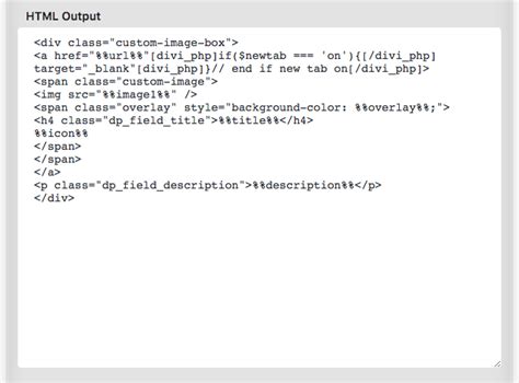Divi Module Builder 的图像结果