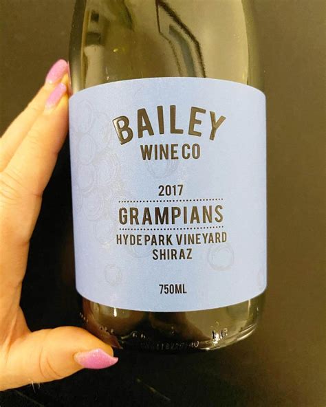 Bailey Wine Co 2017 Grampians Shiraz • Travelling Corkscrew