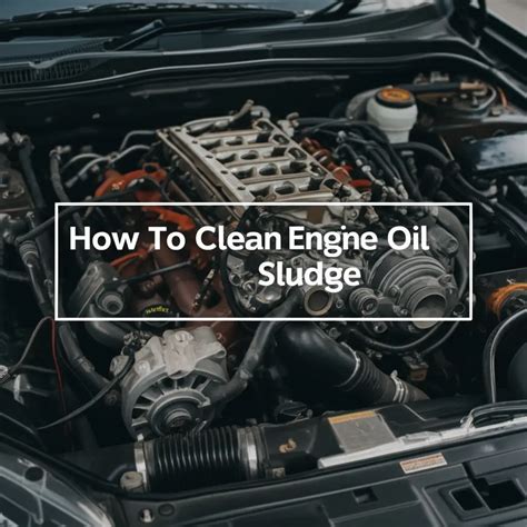 How To Clean Engine Oil Sludge — Be A Cleaner