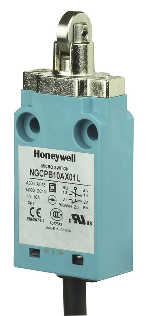 NGCPB10AX01L Honeywell | Honeywell NGC Series Roller Plunger Limit ...