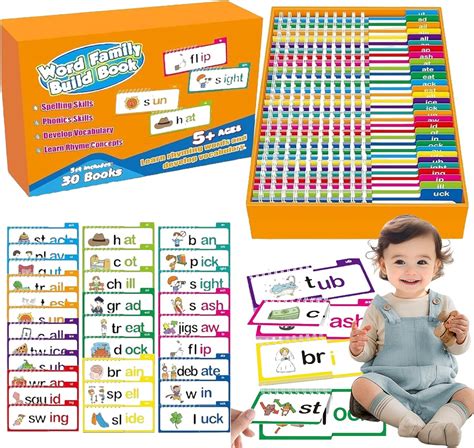 Equalityan 30 Read and Rhyme Flip Books, Word Family Build Book, Word ...
