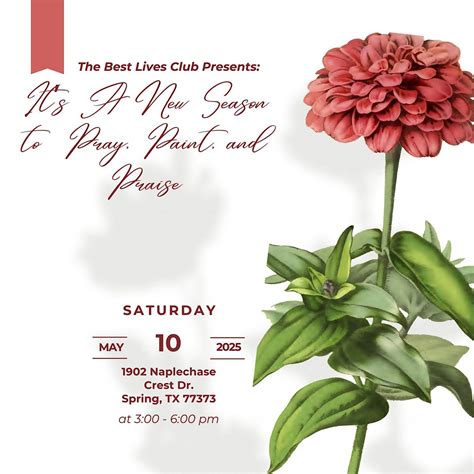 The Best Lives Club Presents: Its A New Season To Pray, Praise and ...