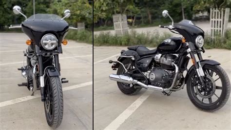 RE Super Meteor 650 with Custom Chief Fairing Looks Exquisite » Car ...