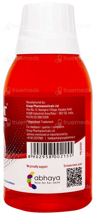 Amflor Oral Rinse 250 Ml - Uses, Side Effects, Dosage, Price | Truemeds